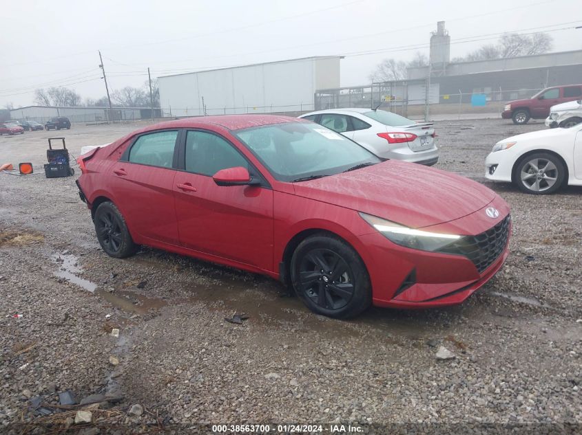 2023 HYUNDAI ELANTRA HYBRID BLUE