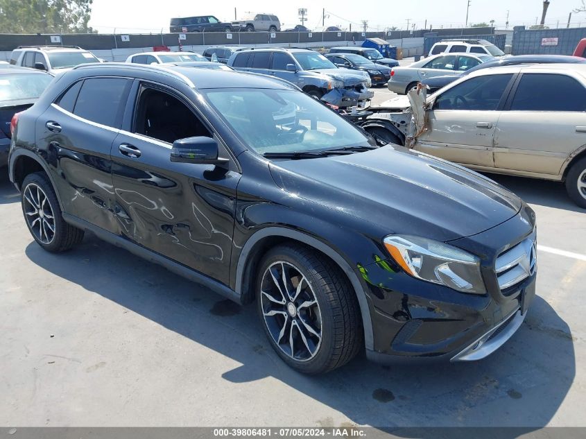 2016 MERCEDES-BENZ GLA 250 4MATIC