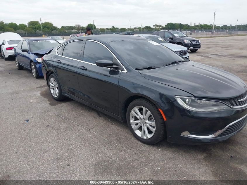 2016 CHRYSLER 200 LIMITED PLATINUM