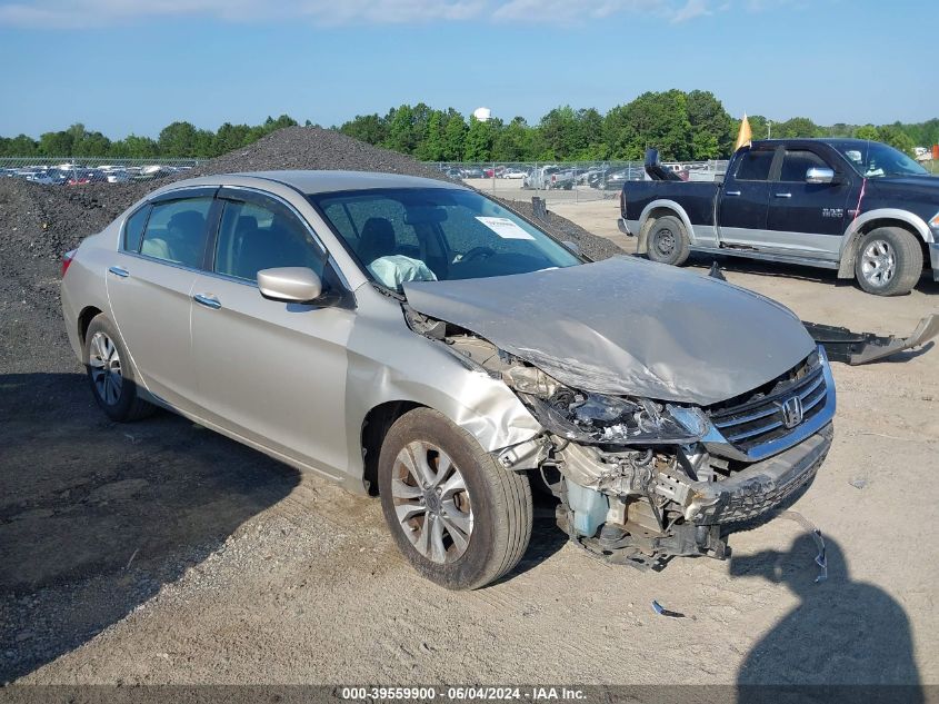 2013 HONDA ACCORD LX