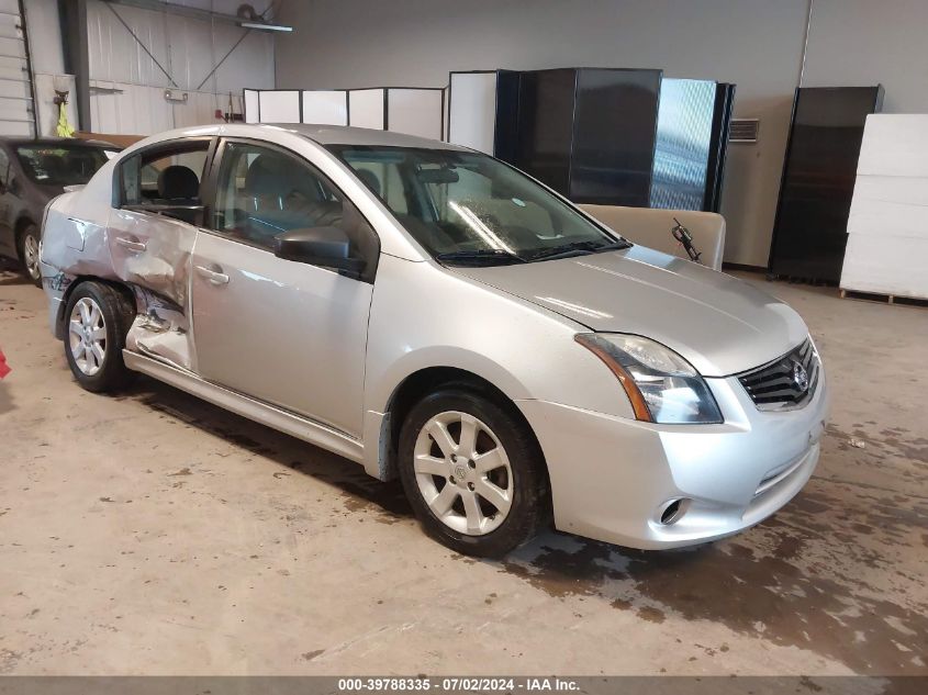 2012 NISSAN SENTRA 2.0/2.0S/SR/2.0SL