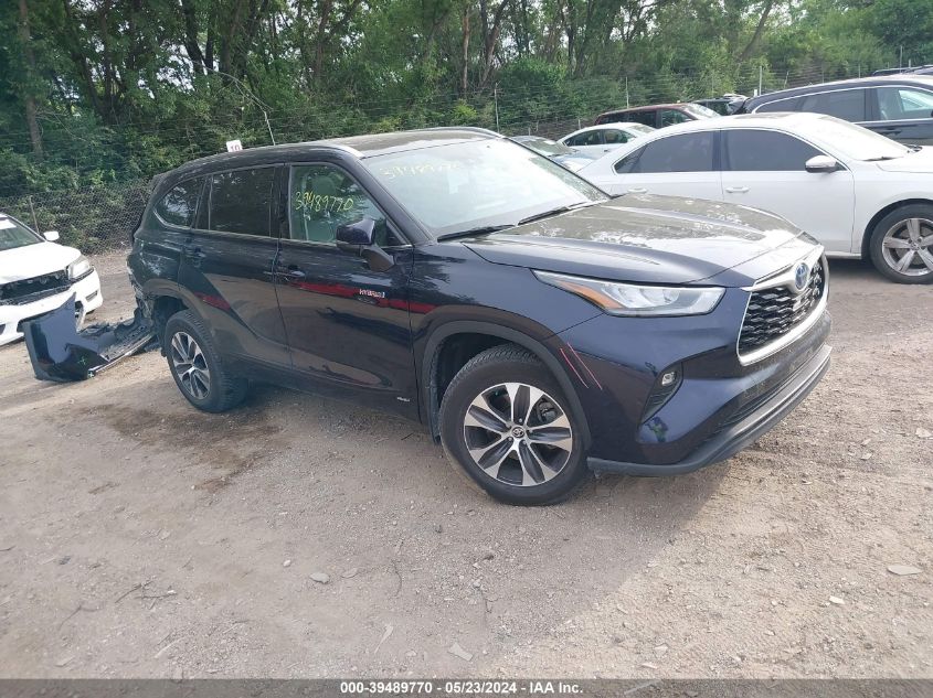 2020 TOYOTA HIGHLANDER HYBRID XLE