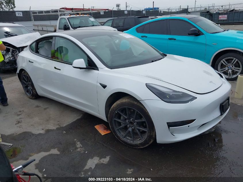 2021 TESLA MODEL 3 STANDARD RANGE PLUS REAR-WHEEL DRIVE