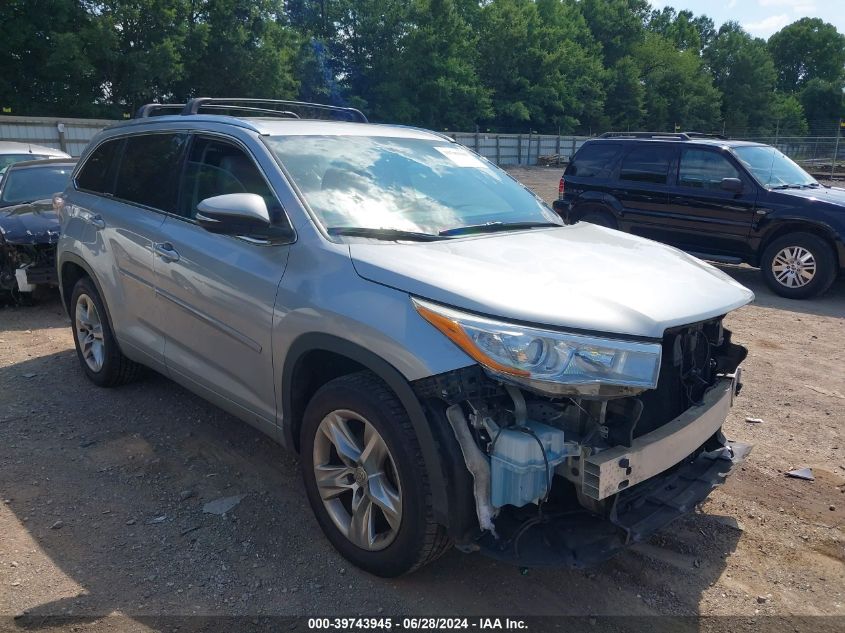 2015 TOYOTA HIGHLANDER LIMITED V6