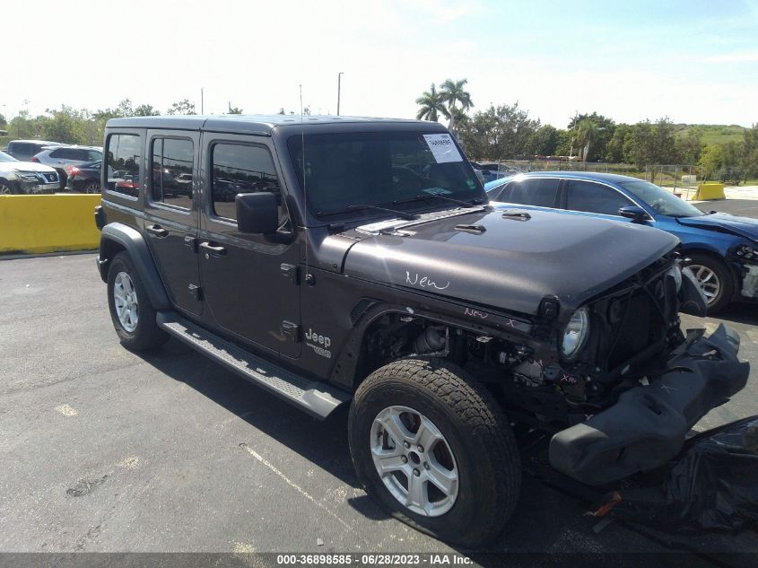 2018 JEEP WRANGLER UNLIMITED SPORT S 4X4