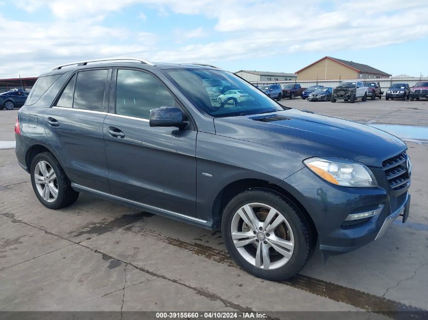 2012 MERCEDES-BENZ ML 350 4MATIC