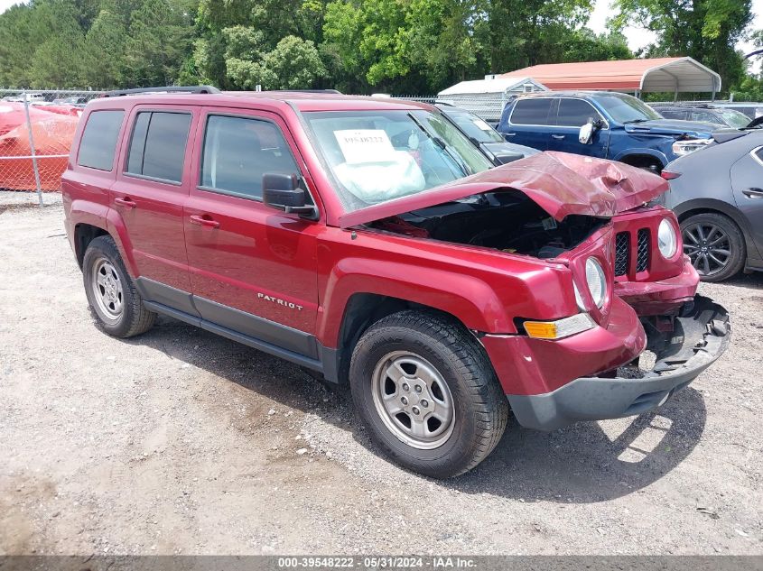 2017 JEEP PATRIOT SPORT FWD