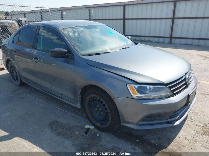 2015 VOLKSWAGEN JETTA S