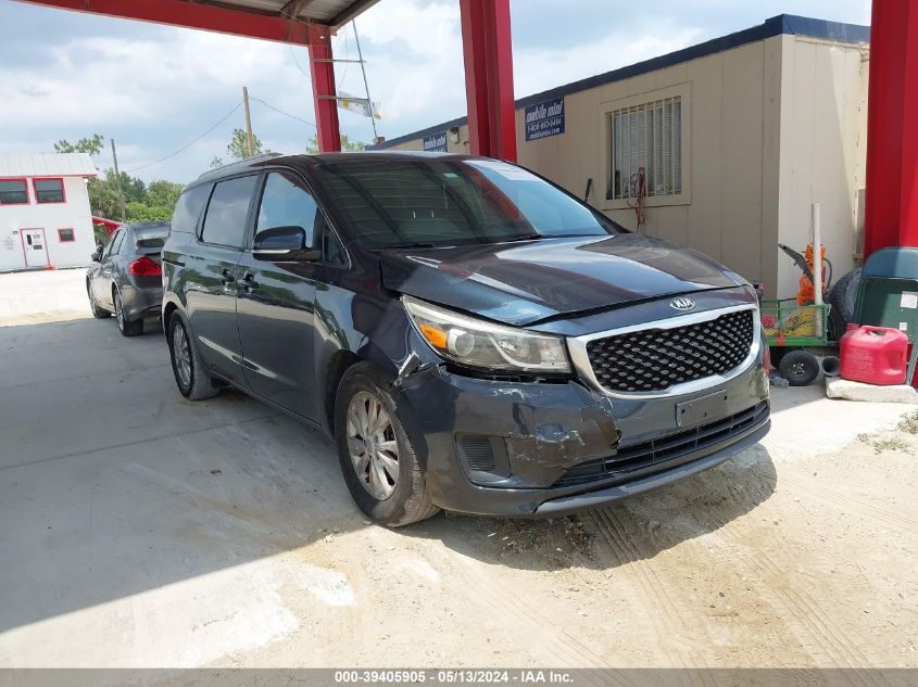 2016 KIA SEDONA LX