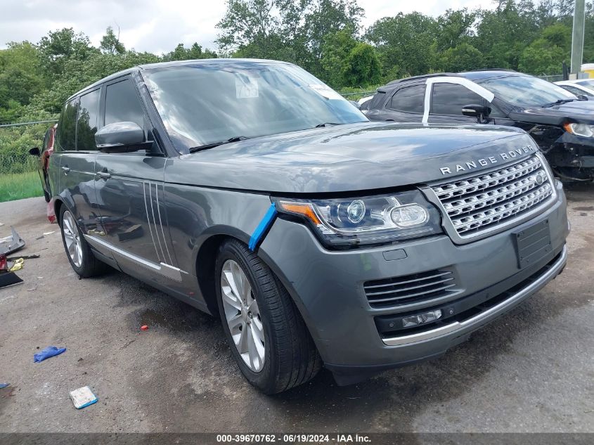 2014 LAND ROVER RANGE ROVER 3.0L V6 SUPERCHARGED HSE