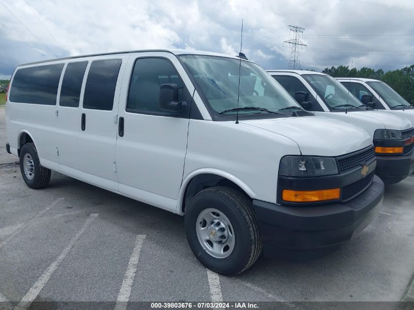 2024 CHEVROLET EXPRESS PASSENGER RWD 3500 EXTENDED WHEELBASE LS