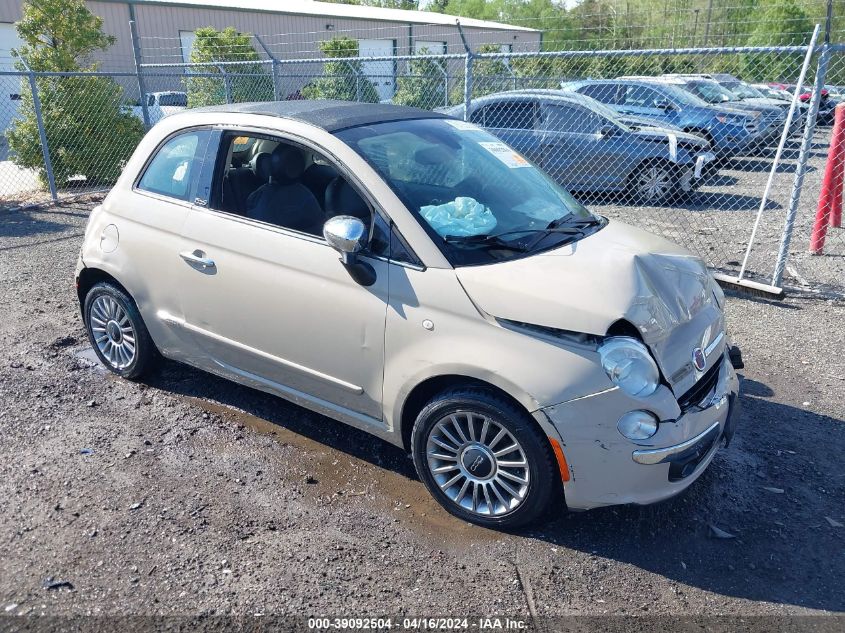 2012 FIAT 500C LOUNGE