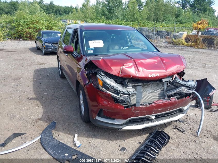 2023 KIA CARNIVAL MPV LX SEAT PACKAGE