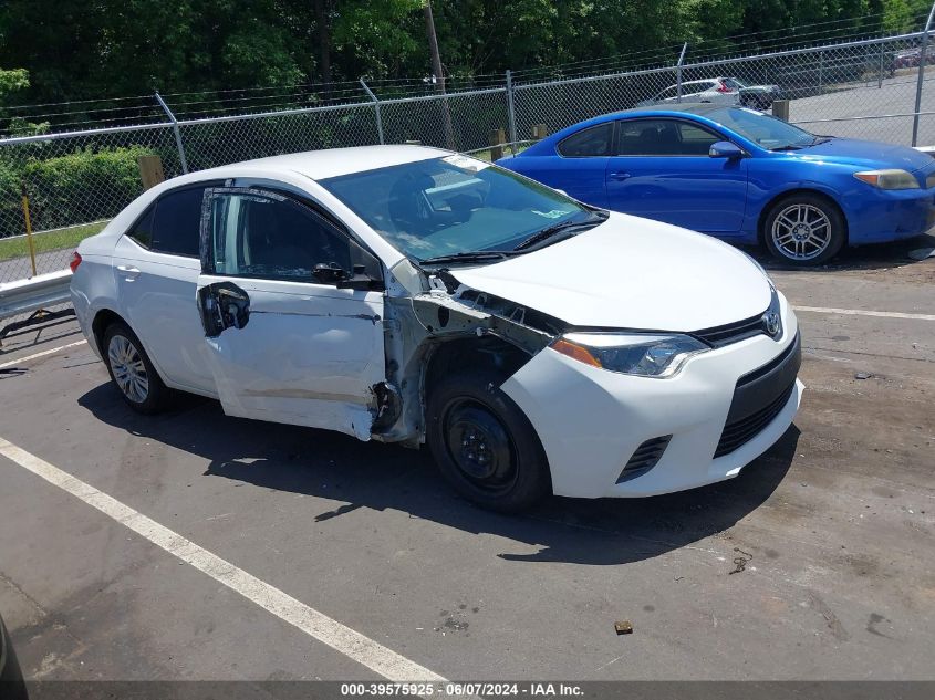 2016 TOYOTA COROLLA LE