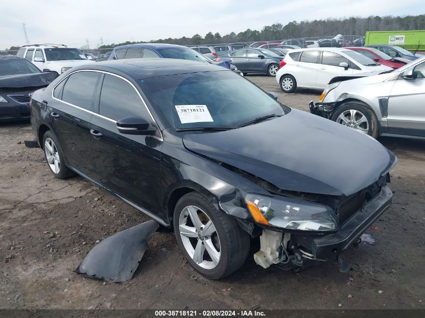 2013 VOLKSWAGEN PASSAT 2.5L SE