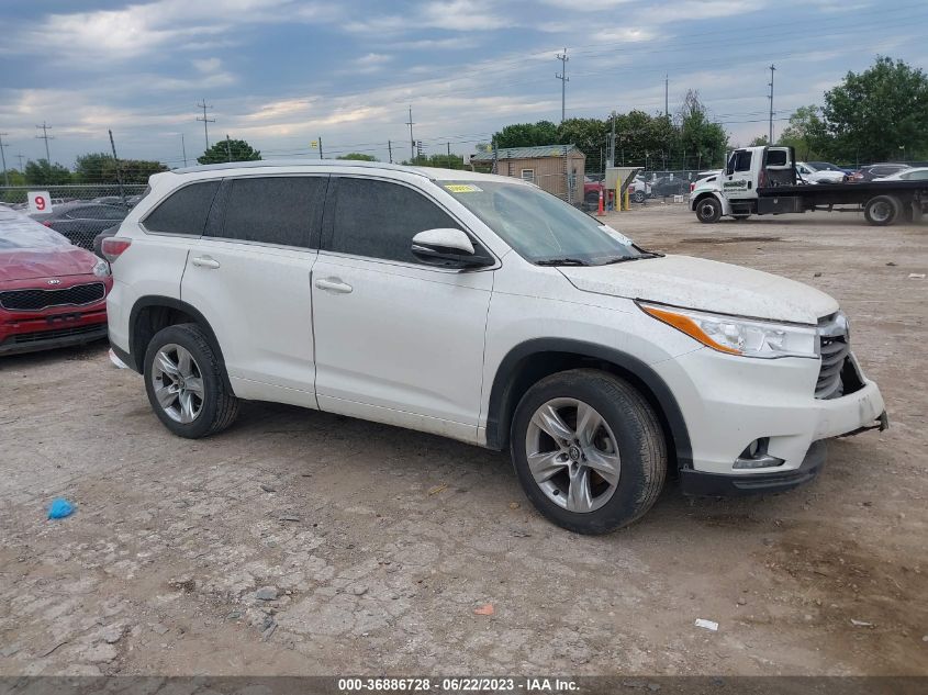 2016 TOYOTA HIGHLANDER LIMITED V6