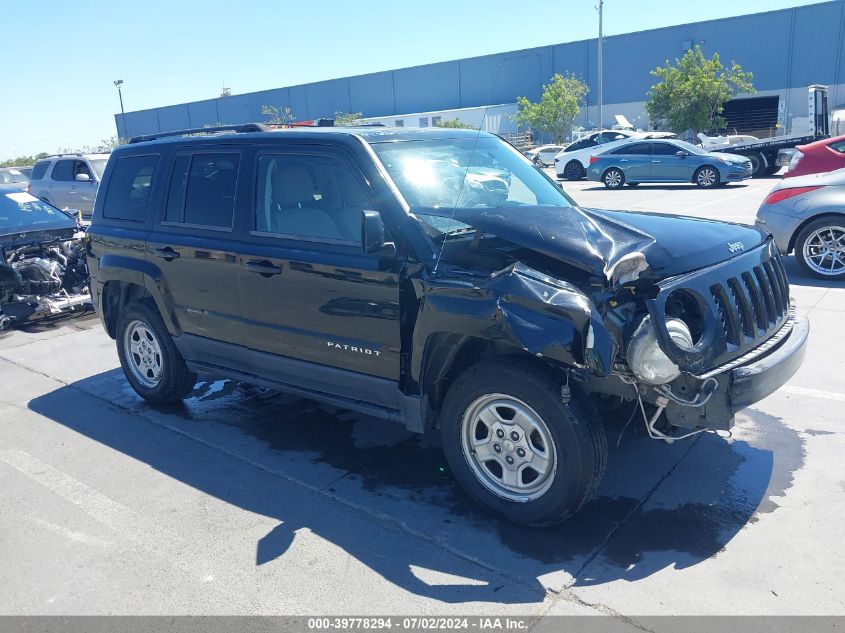 2013 JEEP PATRIOT SPORT