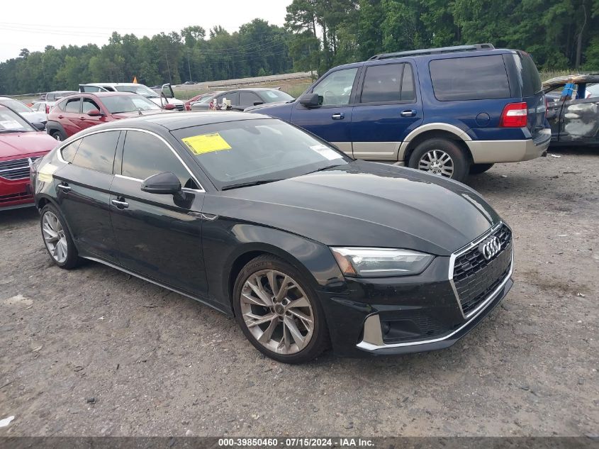 2021 AUDI A5 SPORTBACK PREMIUM 40 TFSI QUATTRO S TRONIC