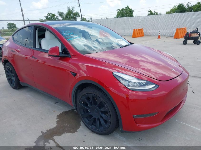 2021 TESLA MODEL Y LONG RANGE DUAL MOTOR ALL-WHEEL DRIVE