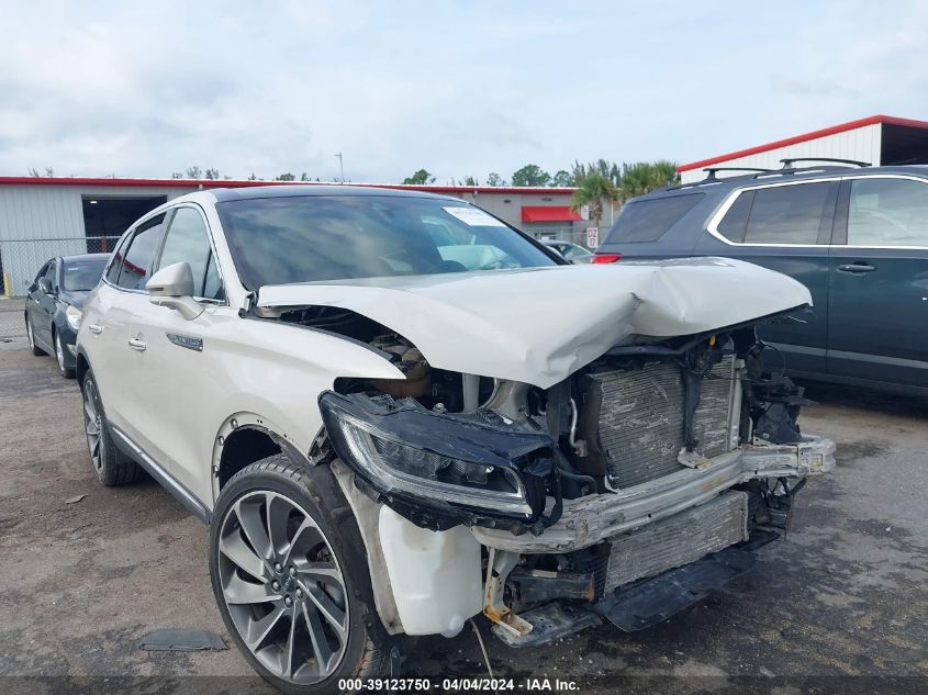 2019 LINCOLN NAUTILUS RESERVE