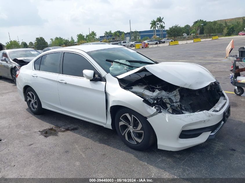 2016 HONDA ACCORD LX