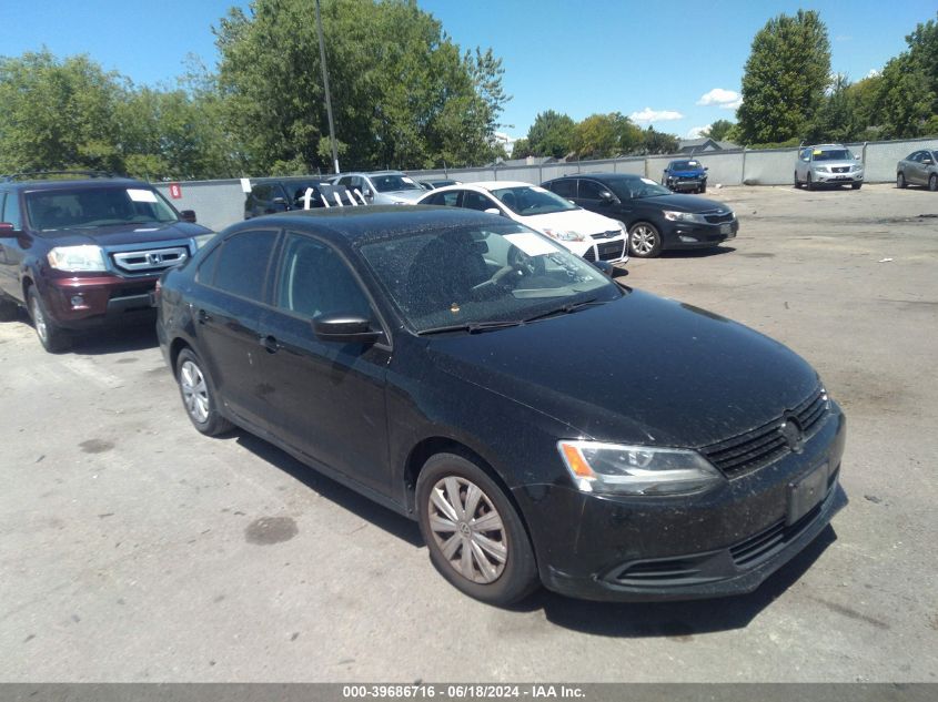 2012 VOLKSWAGEN JETTA 2.0L S