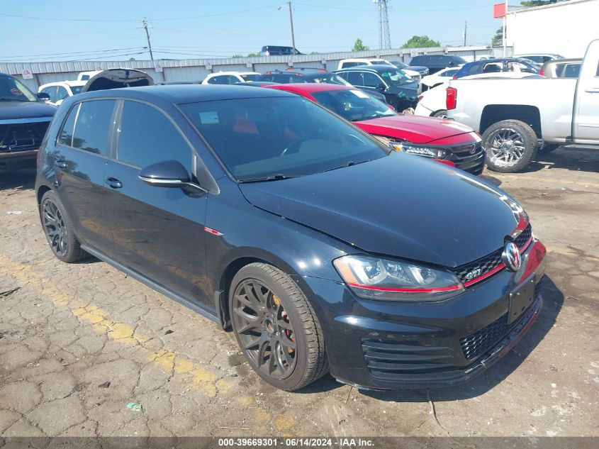 2016 VOLKSWAGEN GOLF GTI SE 4-DOOR