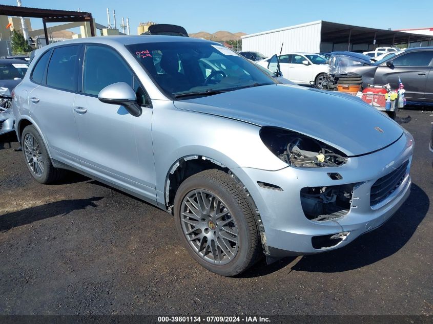 2017 PORSCHE CAYENNE PLATINUM EDITION