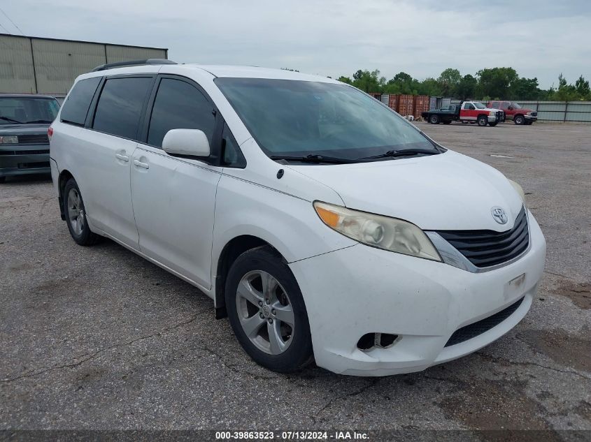 2012 TOYOTA SIENNA LE V6 8 PASSENGER