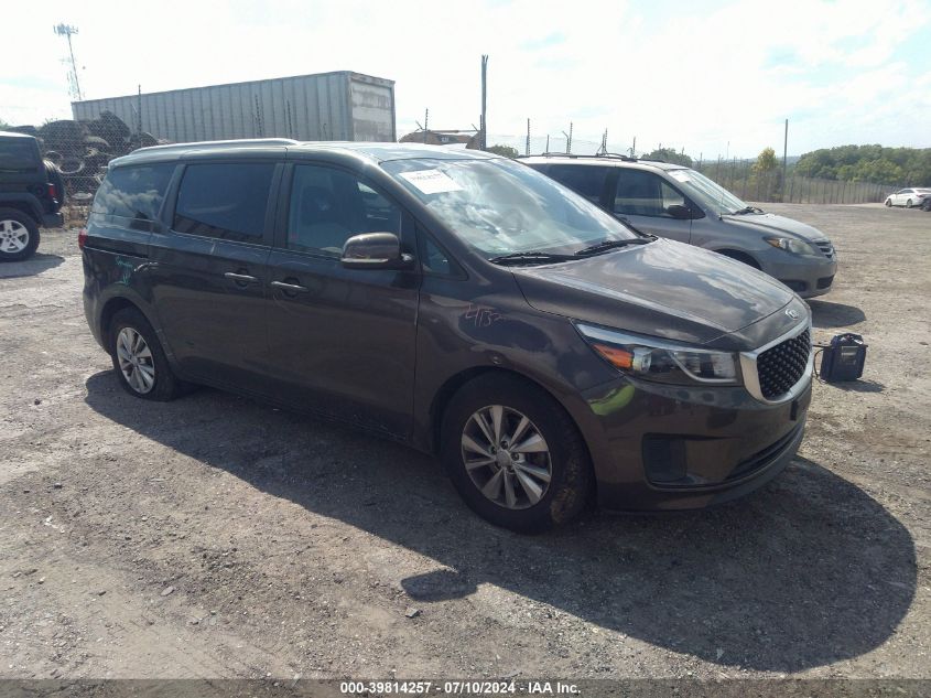 2016 KIA SEDONA LX