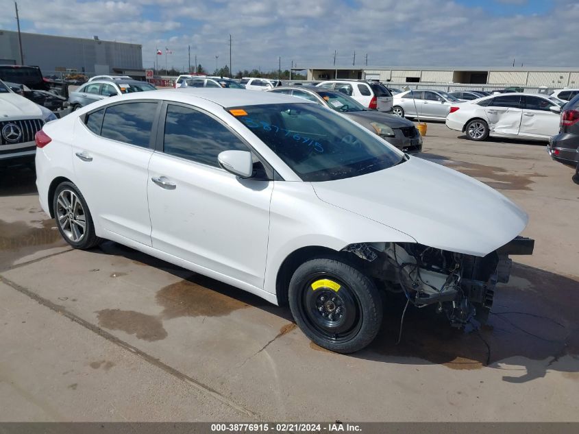 2017 HYUNDAI ELANTRA LIMITED