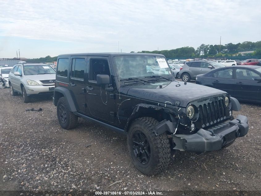 2017 JEEP WRANGLER UNLIMITED WILLY WHEELER 4X4