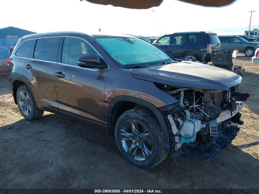 2019 TOYOTA HIGHLANDER LIMITED PLATINUM