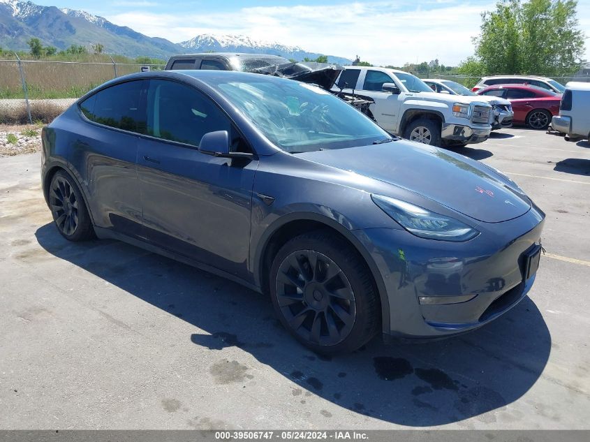 2022 TESLA MODEL Y LONG RANGE DUAL MOTOR ALL-WHEEL DRIVE