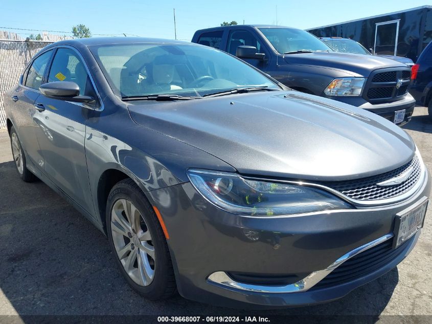 2016 CHRYSLER 200 LIMITED