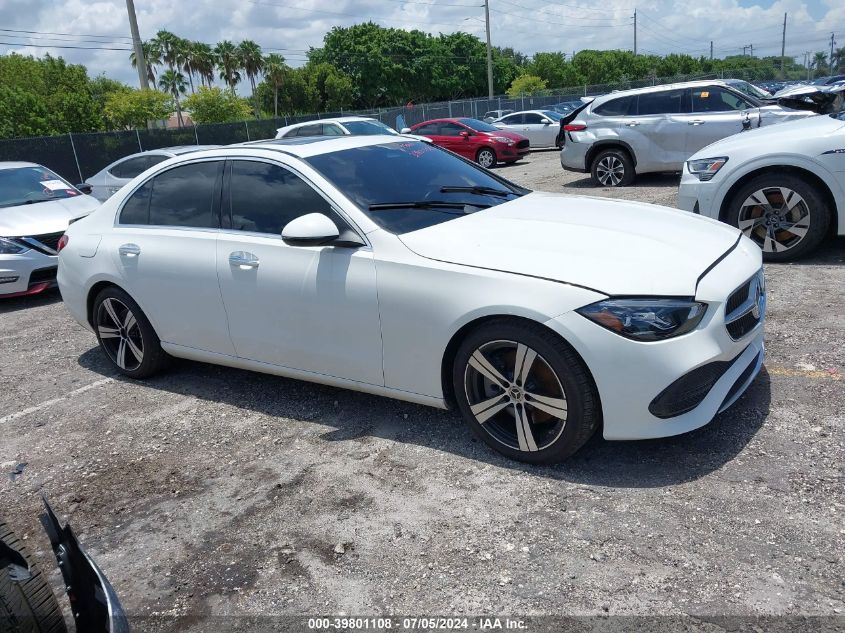 2022 MERCEDES-BENZ C 300 SEDAN