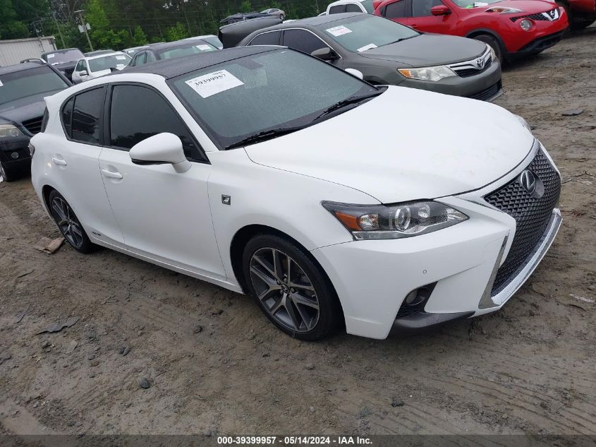 2016 LEXUS CT 200H