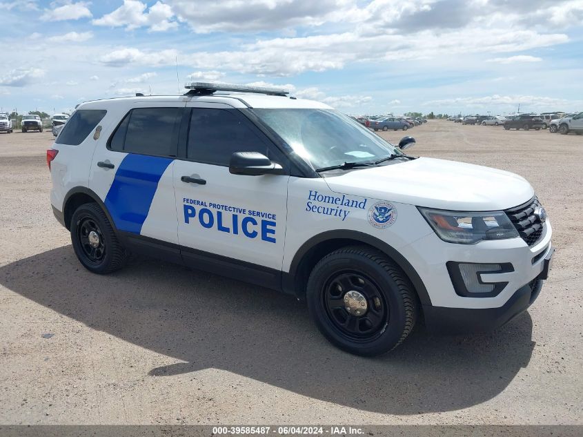 2018 FORD POLICE INTERCEPTOR UTILITY