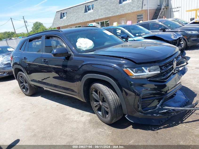 2023 VOLKSWAGEN ATLAS CROSS SPORT 2.0T SEL R-LINE BLACK