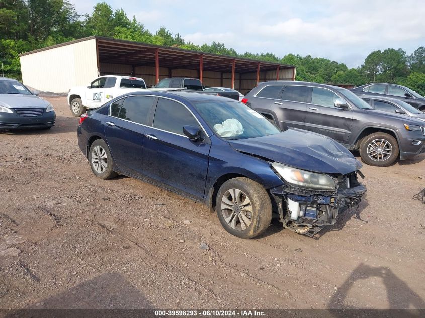 2013 HONDA ACCORD LX