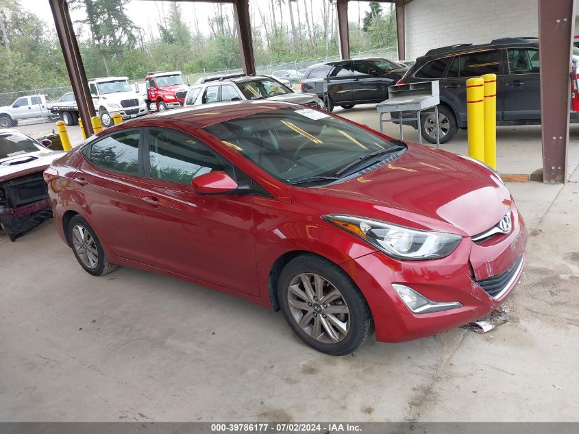 2016 HYUNDAI ELANTRA SE