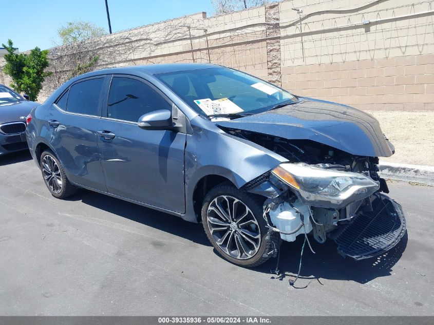 2016 TOYOTA COROLLA S PLUS