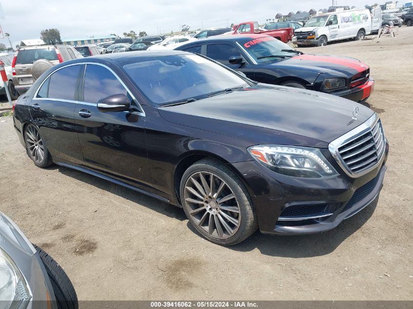 2015 MERCEDES-BENZ S 550