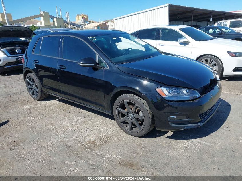 2015 VOLKSWAGEN GOLF TDI SE 4-DOOR