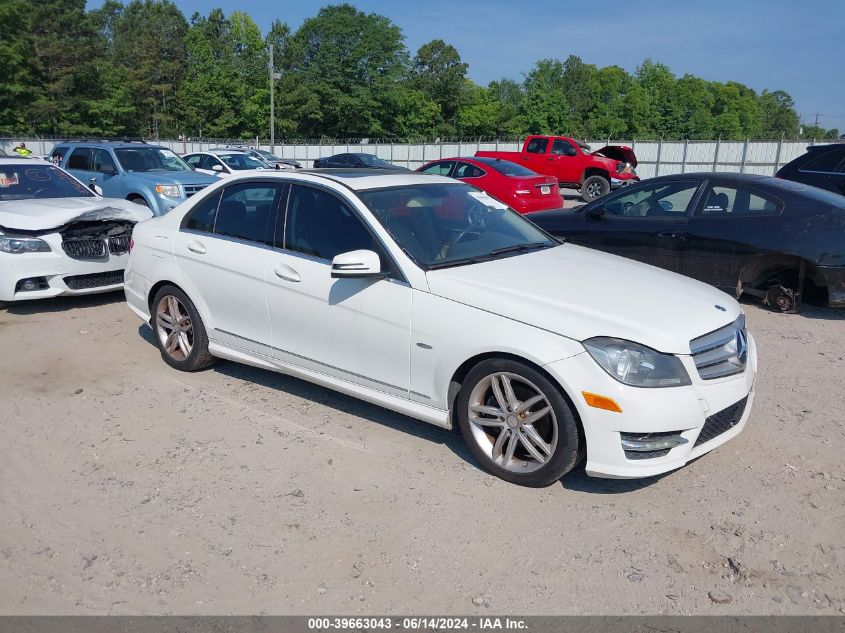 2012 MERCEDES-BENZ C 250 LUXURY/SPORT