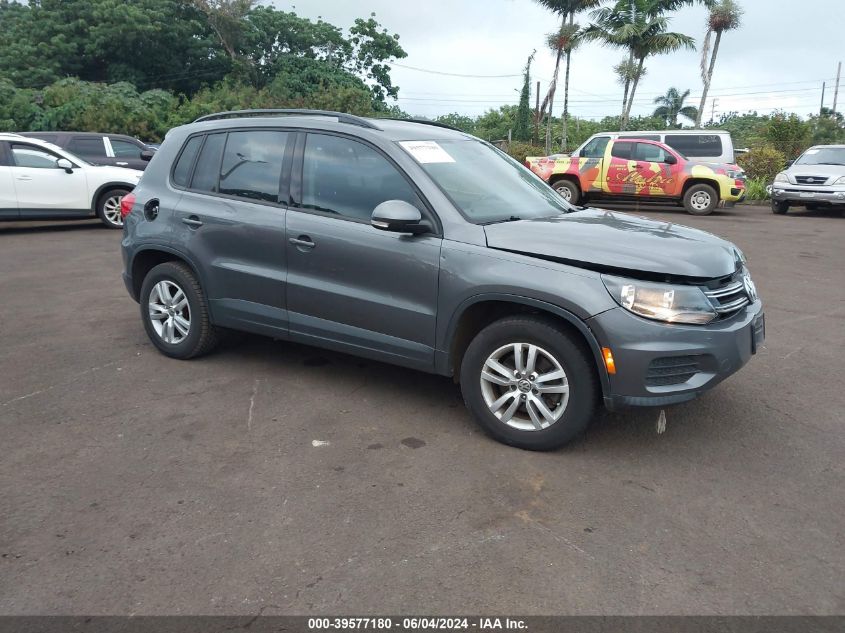 2016 VOLKSWAGEN TIGUAN S