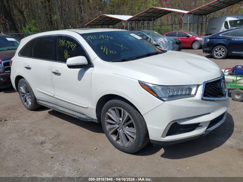 2018 ACURA MDX TECHNOLOGY PACKAGE   ACURAWATCH PLUS PKG