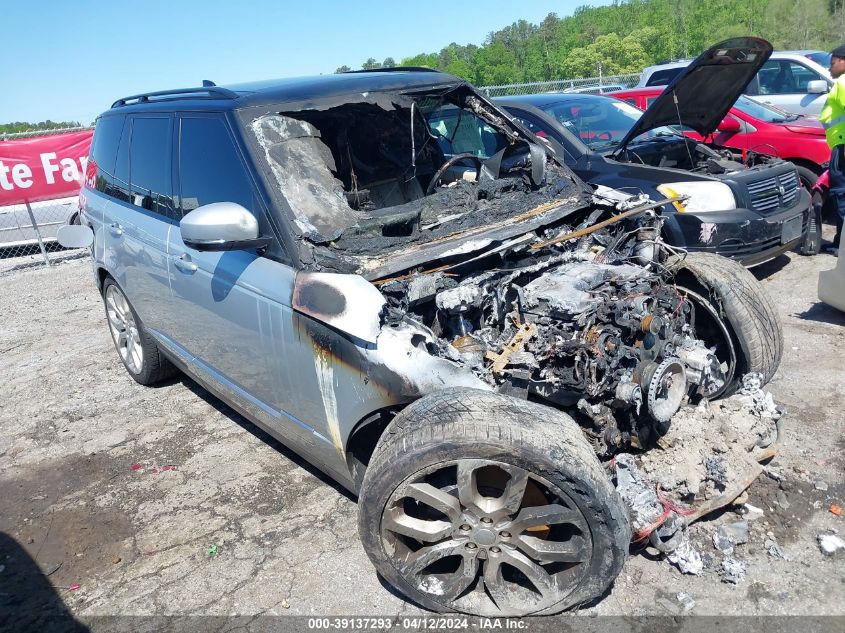 2017 LAND ROVER RANGE ROVER 3.0L V6 SUPERCHARGED HSE