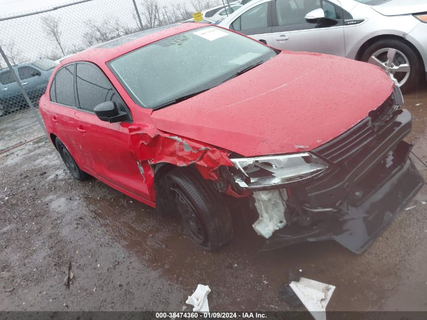 2012 VOLKSWAGEN JETTA 2.0L S