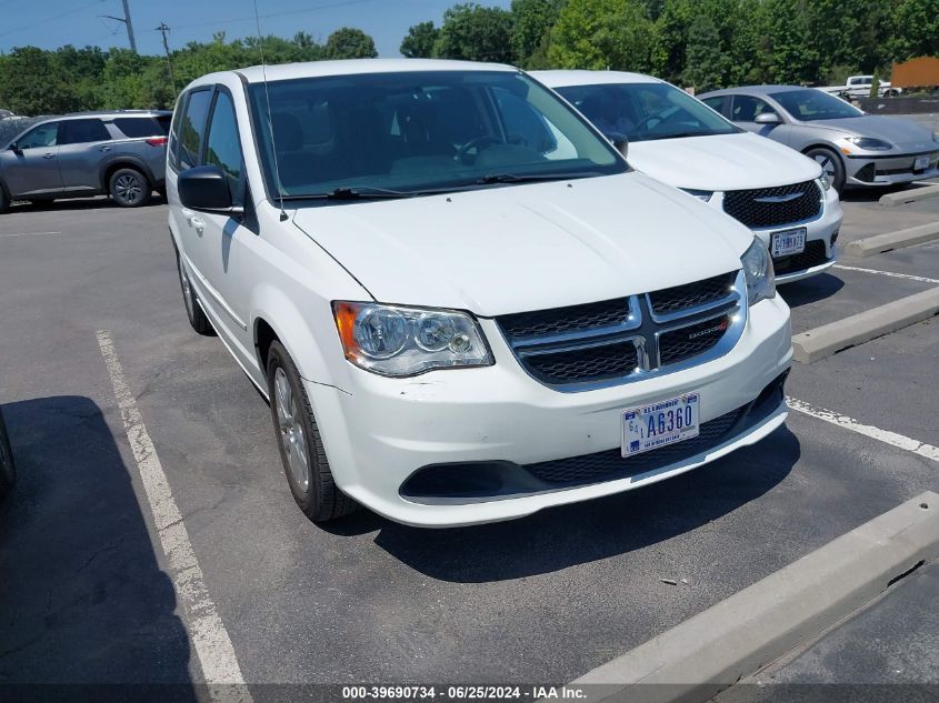 2016 DODGE GRAND CARAVAN SE